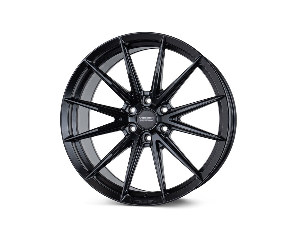 24" Vossen HFX2 Satin Black 24x10 Concave Wheels Rims Fits Ford F150 2021 and Up