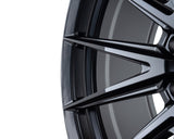 24" Vossen HFX2 Satin Black 24x10 Concave Wheels Rims Fits Ford F150 2015-2020