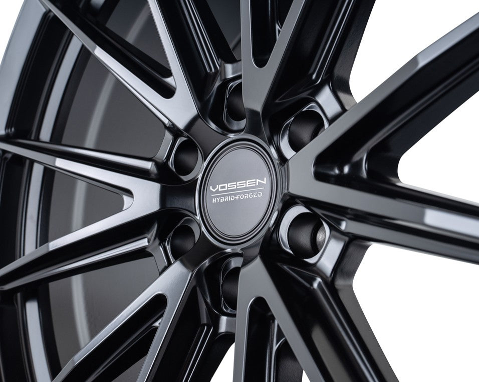 20" Vossen HFX2 Satin Black 20x9.5 Concave Wheels Rims Fits Cadillac Escalade