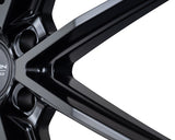 24" Vossen HFX2 Satin Black 24x10 Concave Wheels Rims Fits Jeep Wagoneer