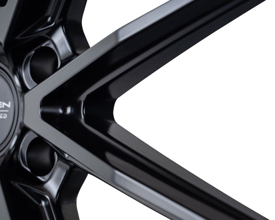 17" Vossen HFX2 Satin Black 17x9 Concave Wheels Rims Fits Lexus GX460