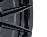 20" Vossen HFX2 Satin Black 20x9.5 Concave Wheels Rims Fits Lexus LX600 LX700h