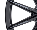 20" Vossen HFX2 Satin Black 20x9.5 Concave Wheels Rims Fits Ford F150 2015-2020