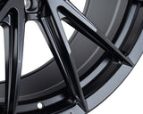 17" Vossen HFX2 Satin Black 17x9 Concave Wheels Rims Fits Ford F150 2015-2020