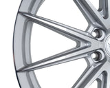 24" Vossen HFX2 Silver Polished 24x10 Concave Wheels Rims Fits GMC Sierra