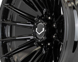 24" Vossen HFX2 Gloss Black 24x10 Concave Wheels Rims Fits RAM 2500 3500