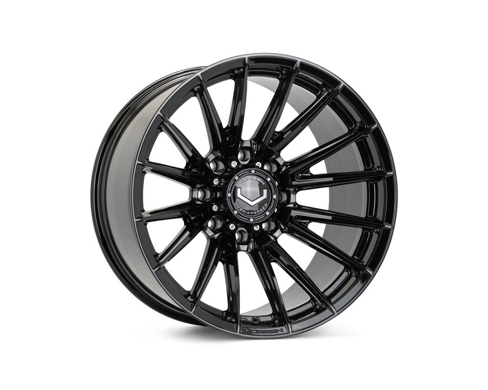 24" Vossen HFX2 Gloss Black 24x10 Concave Wheels Fits GMC Sierra 2500HD 3500HD