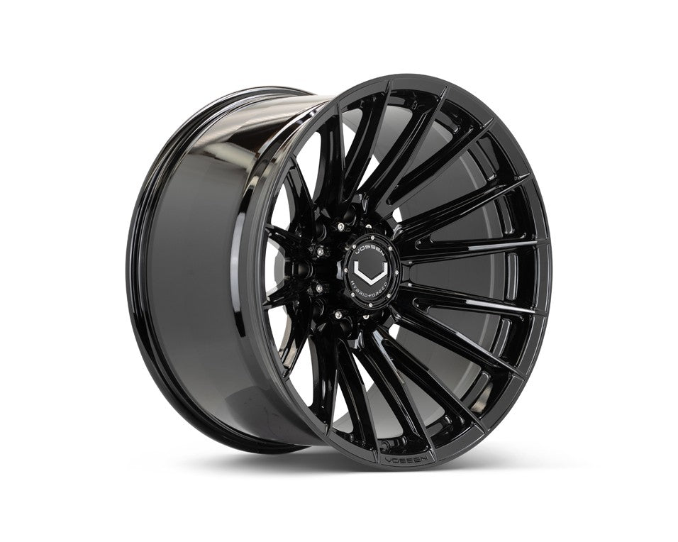 20" Vossen HFX2 Gloss Black 20x10 Wheels Fits Chevy Silverado HD 2001-2010