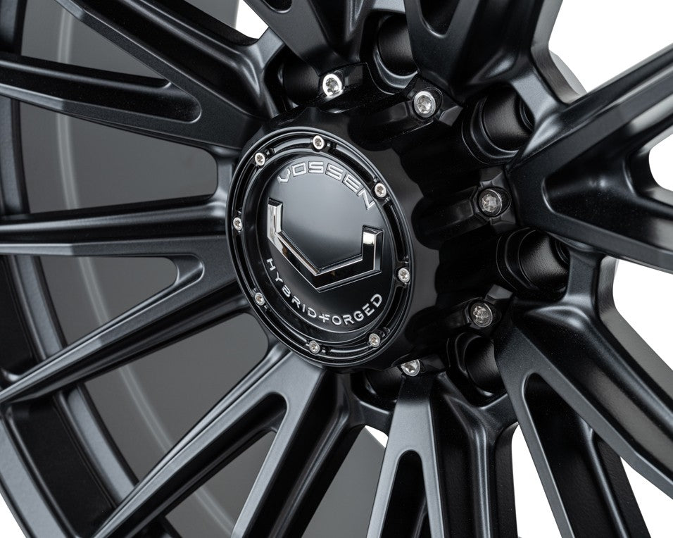 24" Vossen HFX2 Satin Black 24x10 Wheels Fits Chevy Silverado HD 2001-2010
