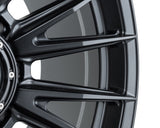 24" Vossen HFX2 Satin Black 24x10 Wheels Fits Chevy Silverado HD 2001-2010