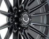 20" Vossen HFX2 Satin Black 20x10 Wheels Fits Chevy Silverado HD 2001-2010