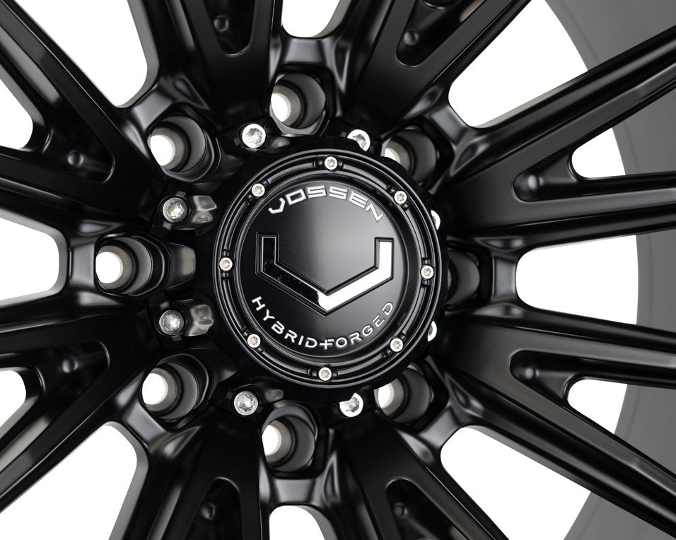 24" Vossen HFX2 Satin Black 24x12 Concave Wheels Fits Ford F250 F350 Super Duty