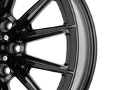 24" Vossen HFX2 Satin Black 24x12 Concave Wheels Fits GMC Sierra 2500HD 3500HD