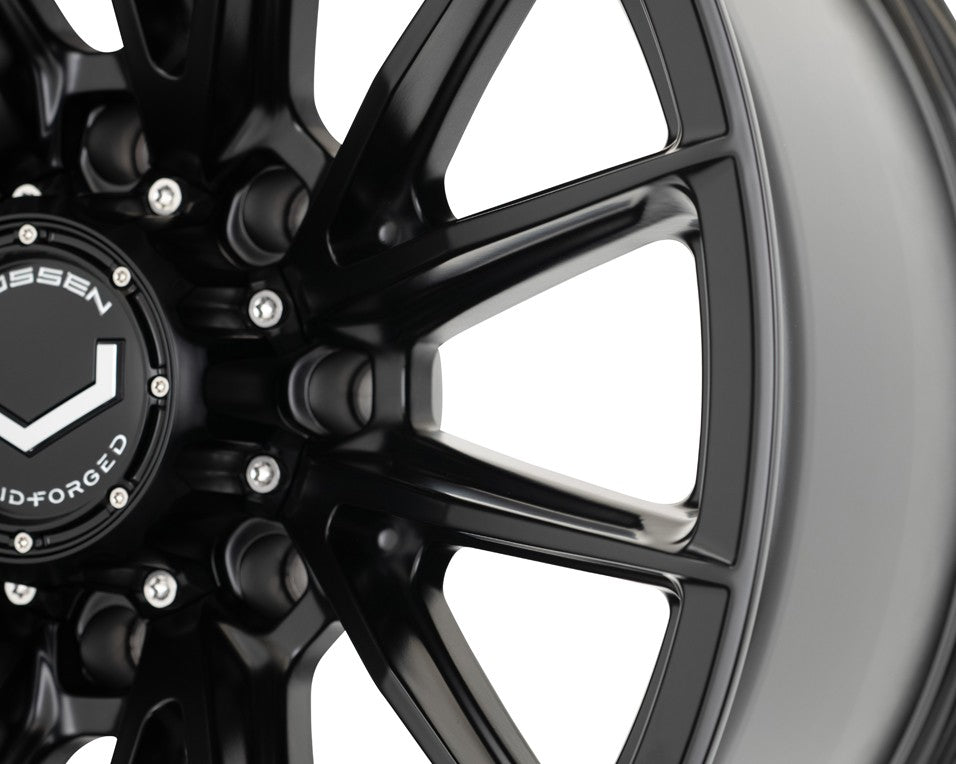 24" Vossen HFX2 Satin Black 24x12 Concave Wheels Rims Fits Dodge Ram 2500 3500