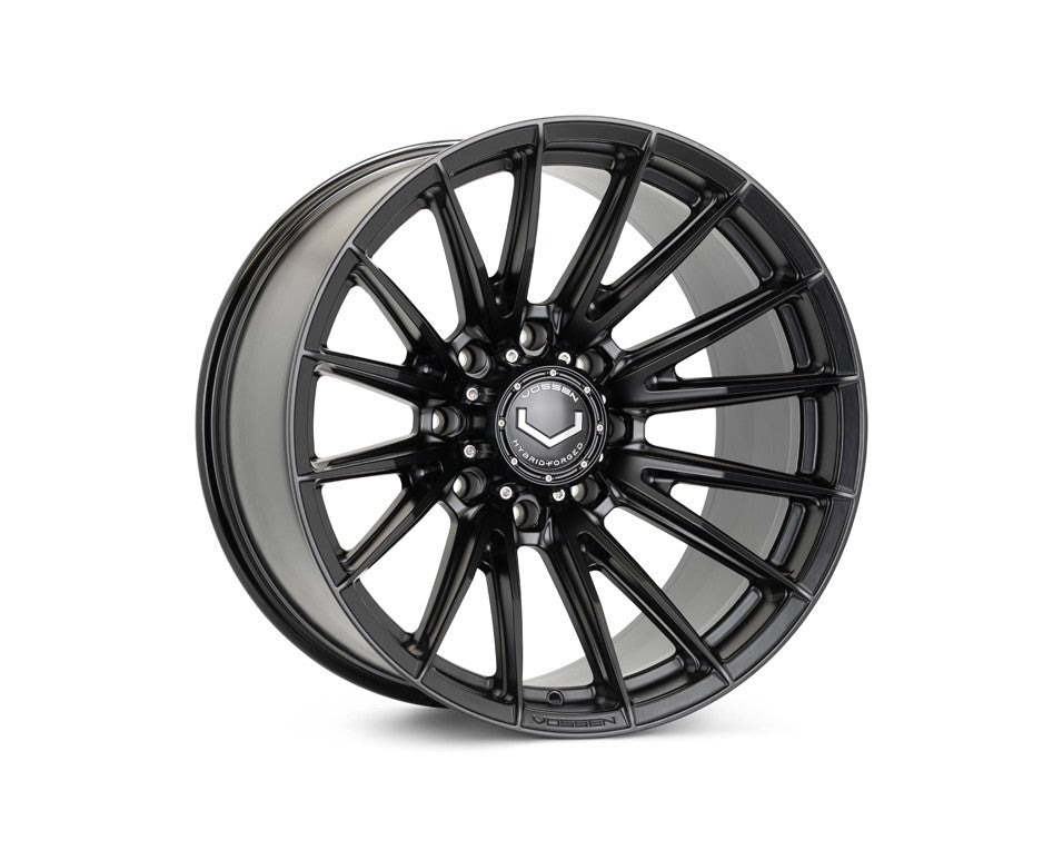 22" Vossen HFX2 Satin Black 22x12 Concave Wheels Fits GMC Sierra 2500HD 3500HD