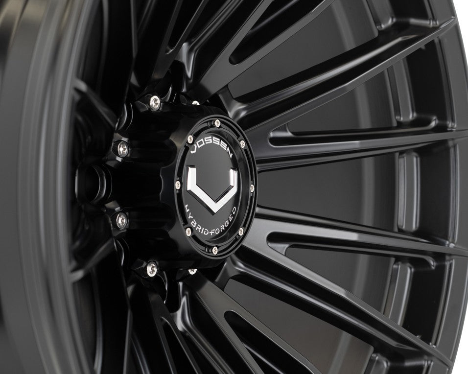 24" Vossen HFX2 Satin Black 24x12 Concave Wheels Rims Fits Dodge Ram 2500 3500