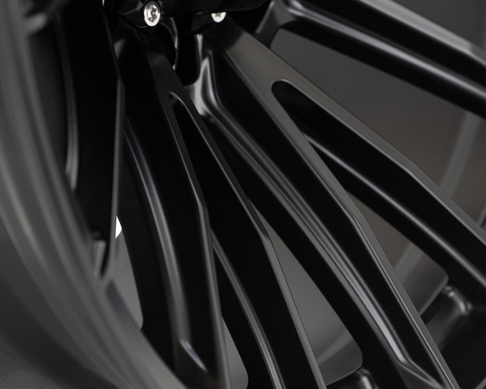 22" Vossen HFX2 Satin Black 22x12 Concave Wheels Rims Fits Dodge Ram 2500 3500