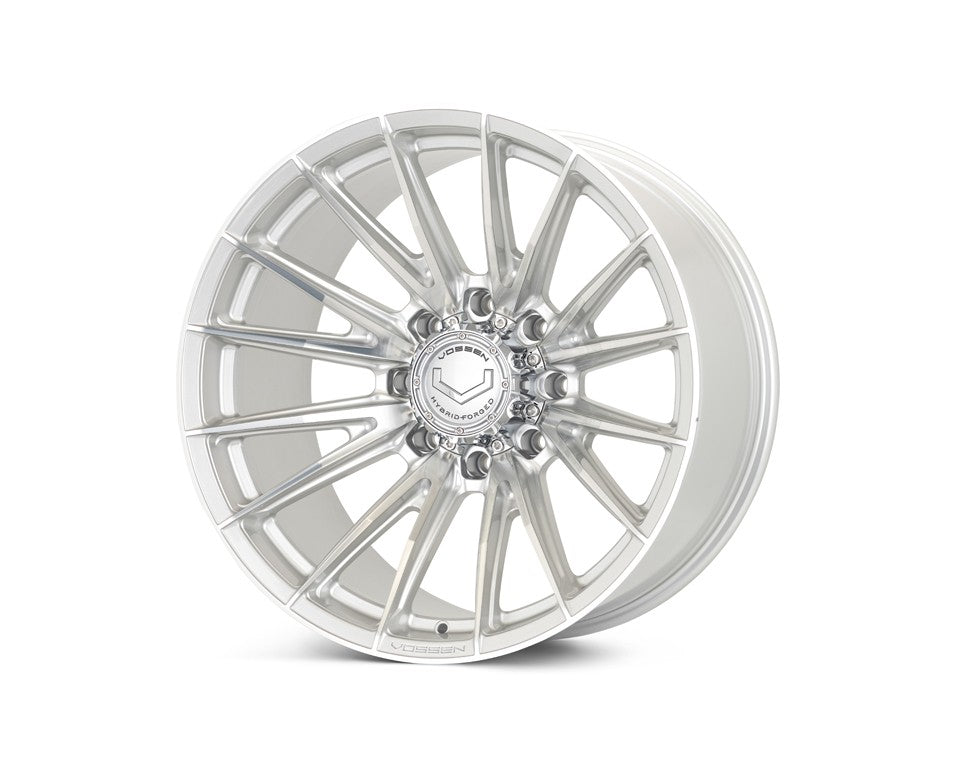 22" Vossen HFX2 Silver Polished 22x12 Wheels Fits Chevy Silverado HD 2001-2010