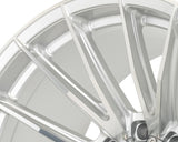 24" Vossen HFX2 Silver Polished 24x10 Concave Wheels Rims Fits RAM 2500 3500