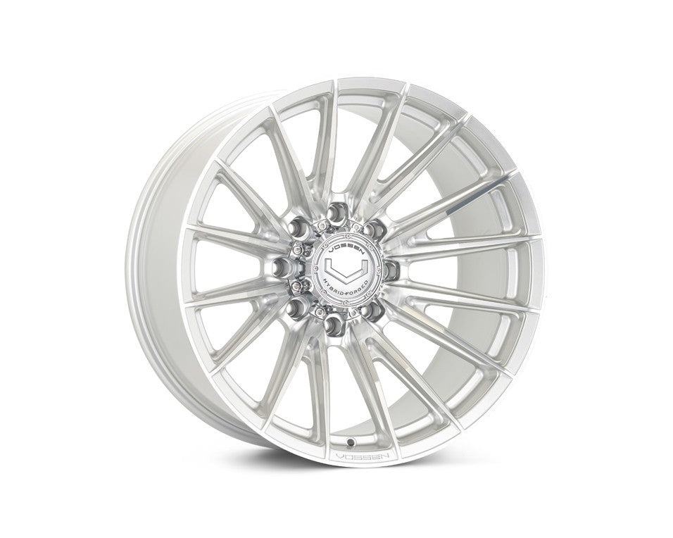 24" Vossen HFX2 Silver Polished 24x12 Concave Wheels Rims Fits RAM 2500 3500