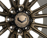 24" Vossen HFX2 Terra Bronze 24x12 Concave Wheels Rims Fits Dodge Ram 2500 3500