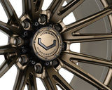 22" Vossen HFX2 Terra Bronze 22x12 Concave Wheels Fits Ford F250 F350 Super Duty