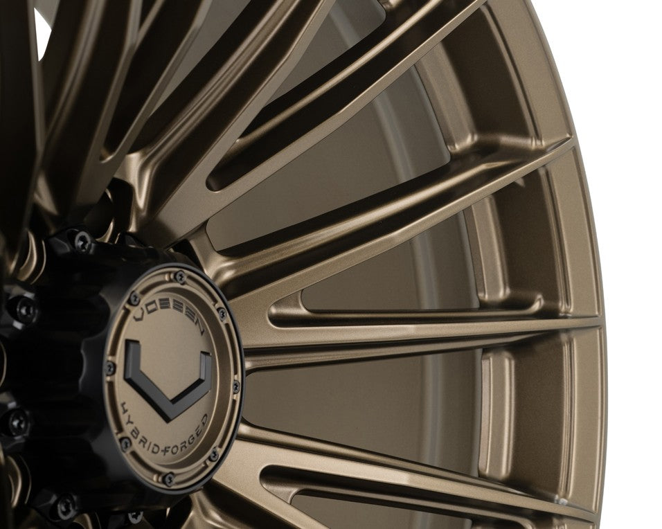 24" Vossen HFX2 Terra Bronze 24x11 Concave Wheels Fits Ford F250 F350 Super Duty