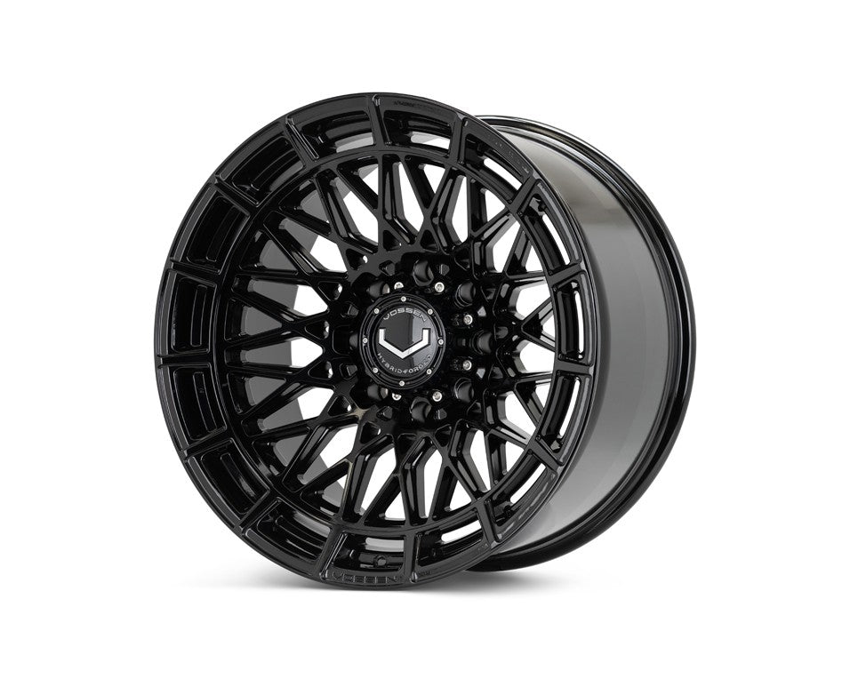 24" Vossen HFX3 Gloss Black 24x12 Wheels Fits Chevy Silverado 2500HD 3500HD