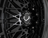 20" Vossen HFX3 Gloss Black 20x9 Wheels Fits Chevy Silverado 2500HD 3500HD