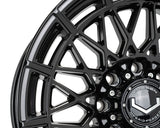 20" Vossen HFX3 Gloss Black 20x9 Concave Wheels Fits GMC Sierra HD 2001-2010
