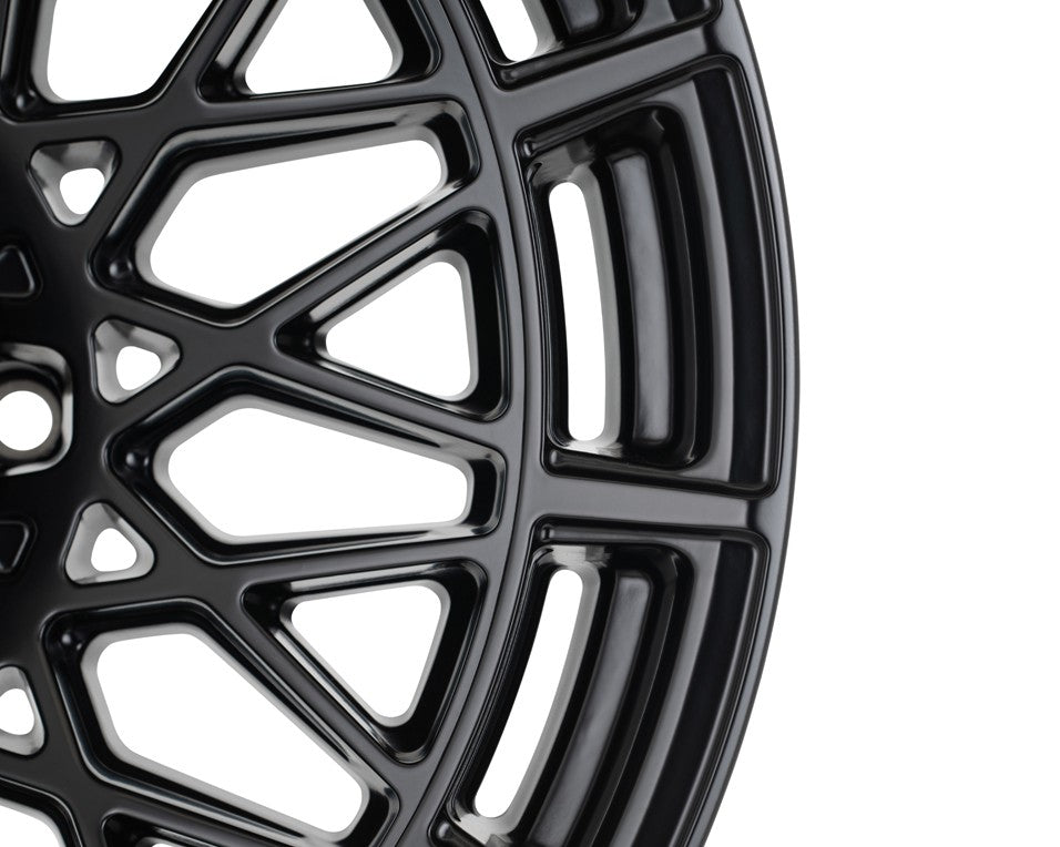 22" Vossen HFX3 Satin Black 22x12 Wheels Fits Chevy Silverado HD 2001-2010