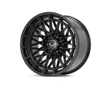 22" Vossen HFX3 Satin Black 22x12 Wheels Fits Chevy Silverado HD 2001-2010