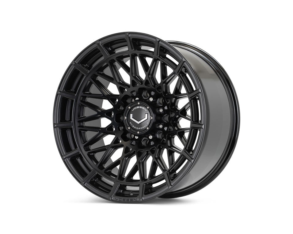 24" Vossen HFX3 Satin Black 24x12 Concave Wheels Fits GMC Sierra 2500HD 3500HD