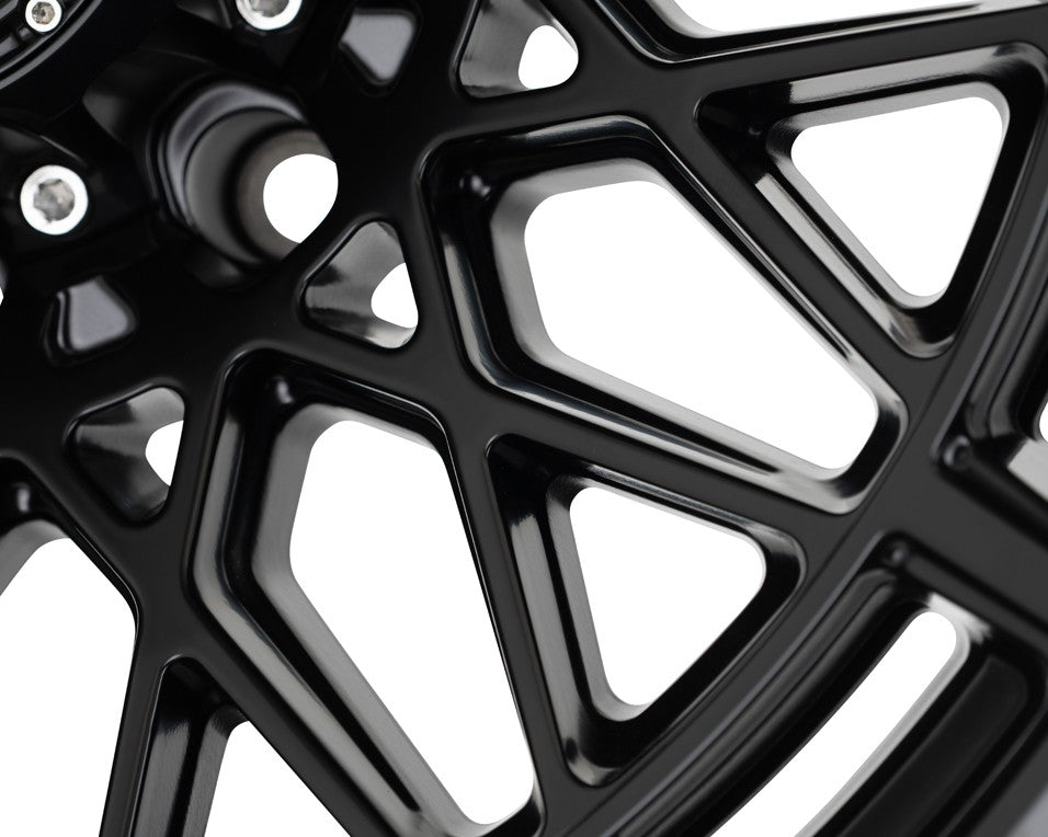 24" Vossen HFX3 Satin Black 24x12 Concave Wheels Fits GMC Sierra HD 2001-2010