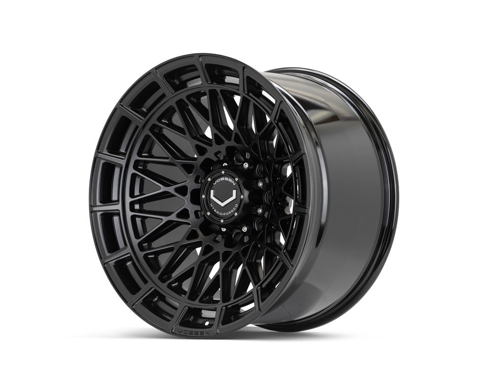 24" Vossen HFX3 Satin Black 24x12 Concave Wheels Fits GMC Sierra HD 2001-2010