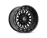 24" Vossen HFX3 Satin Black 24x12 Concave Wheels Fits GMC Sierra HD 2001-2010