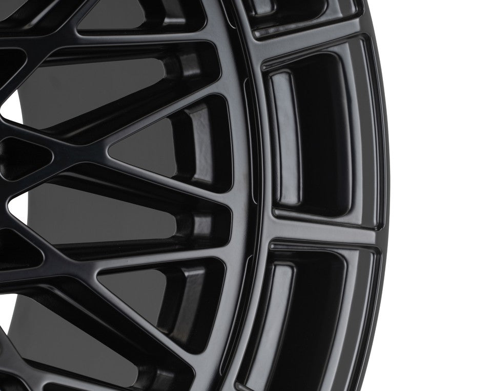 22" Vossen HFX3 Satin Black 22x12 Wheels Fits Chevy Silverado HD 2001-2010