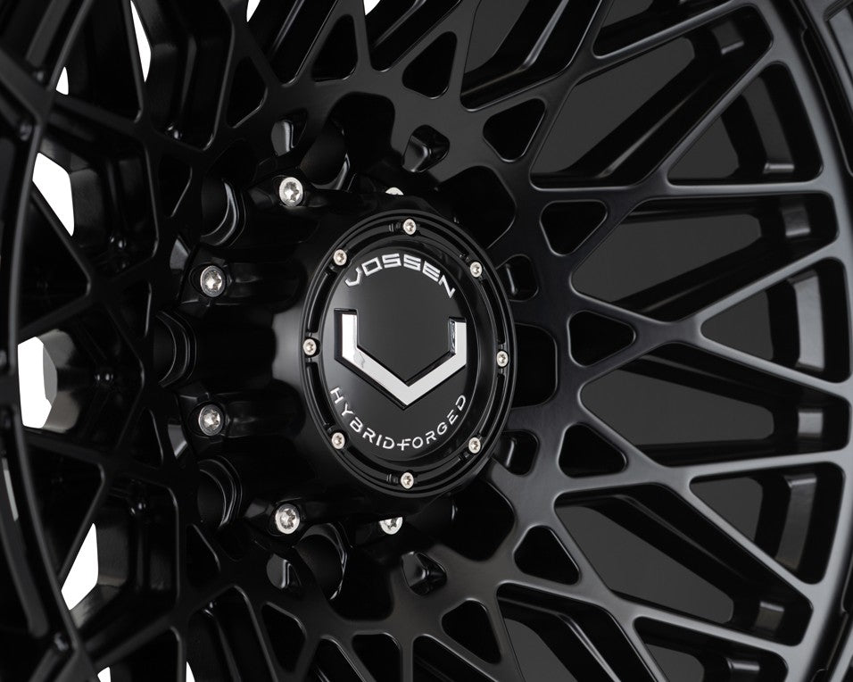 24" Vossen HFX3 Satin Black 24x12 Concave Wheels Fits GMC Sierra HD 2001-2010