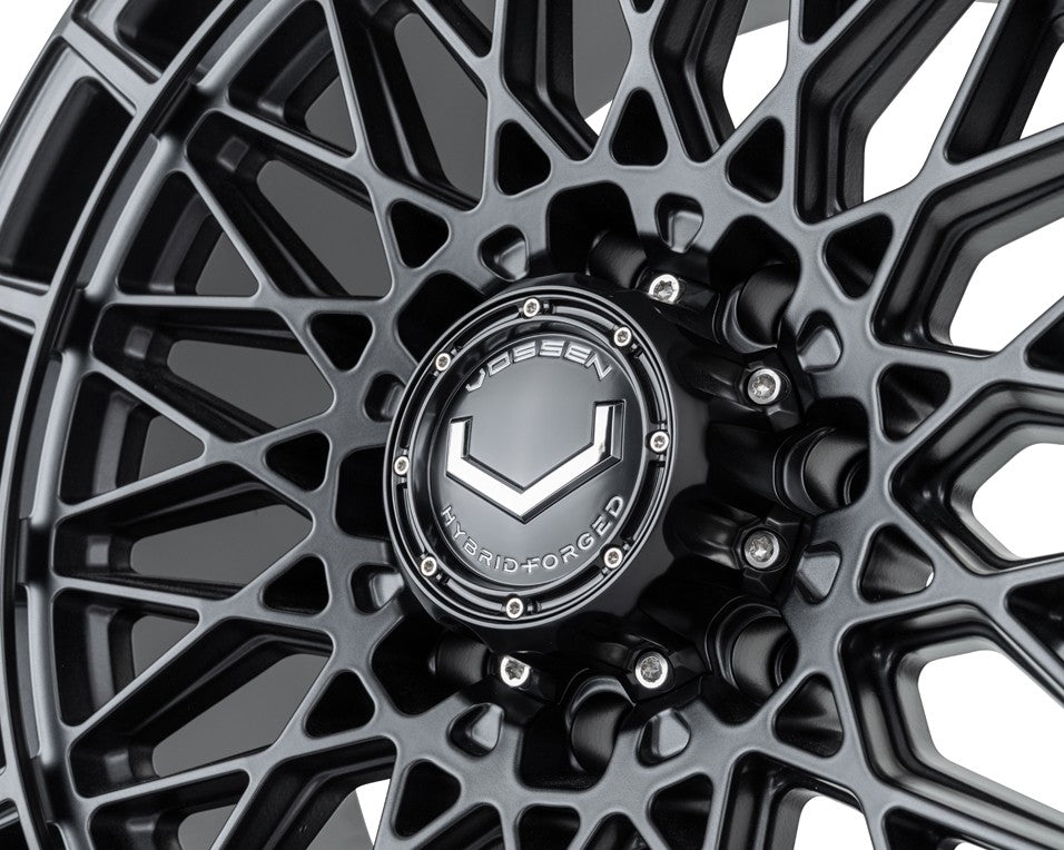 20" Vossen HFX3 Satin Black 20x9 Concave Wheels Fits GMC Sierra HD 2001-2010