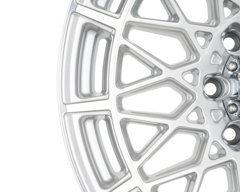 24" Vossen HFX3 Silver Polished 24x12 Wheels Fits GMC Sierra 2500HD 3500HD
