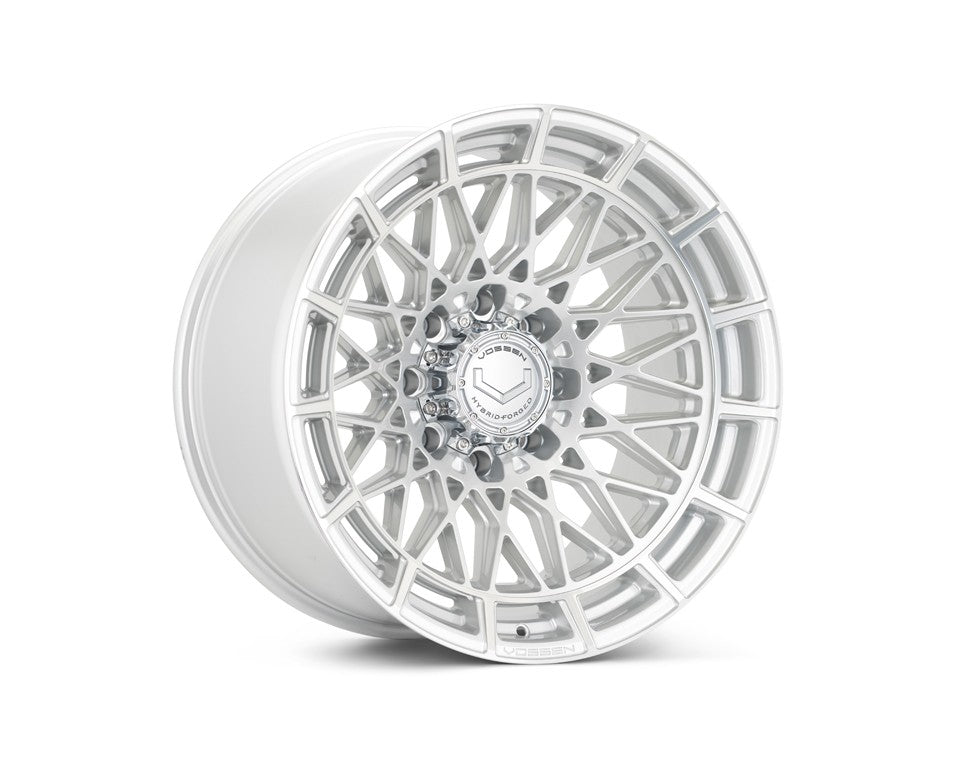 22" Vossen HFX3 Silver Polished 22x12 Wheels Fits GMC Sierra 2500HD 3500HD