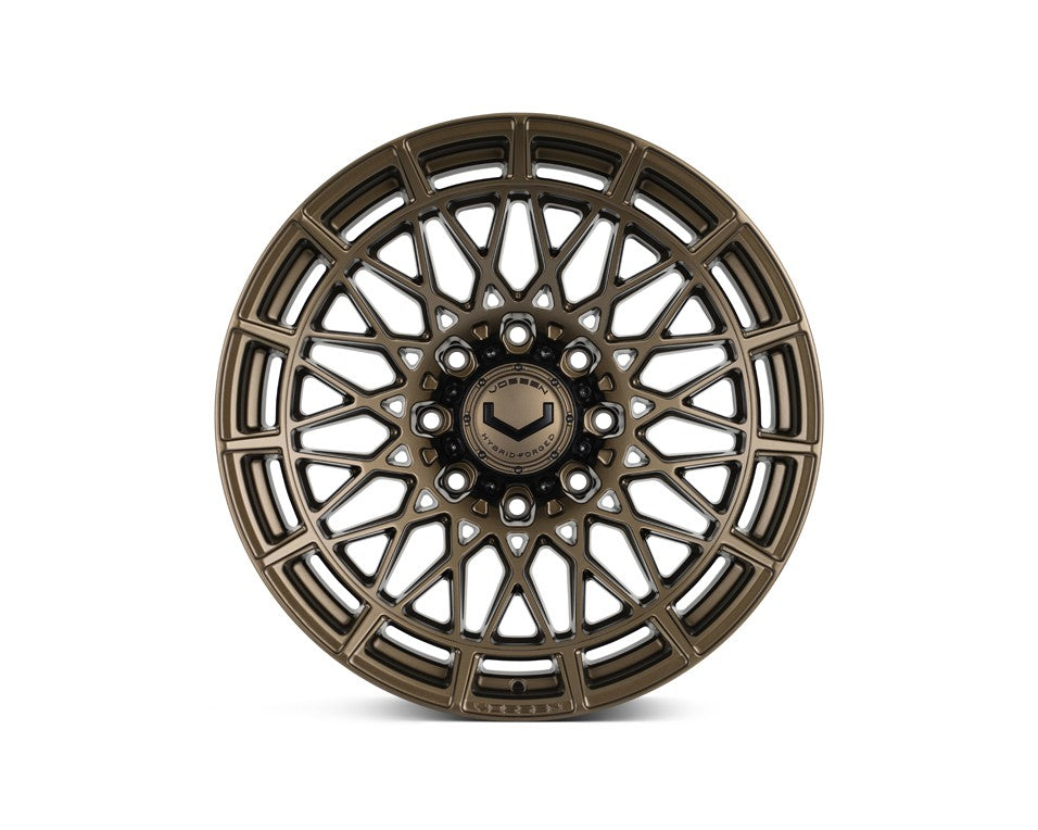 22" Vossen HFX3 Terra Bronze 22x10 Concave Wheels Fits GMC Sierra 2500HD 3500HD