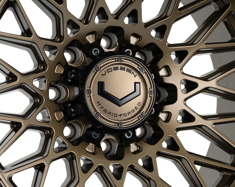 22" Vossen HFX3 Terra Bronze 22x12 Concave Wheels Fits GMC Sierra HD 2001-2010
