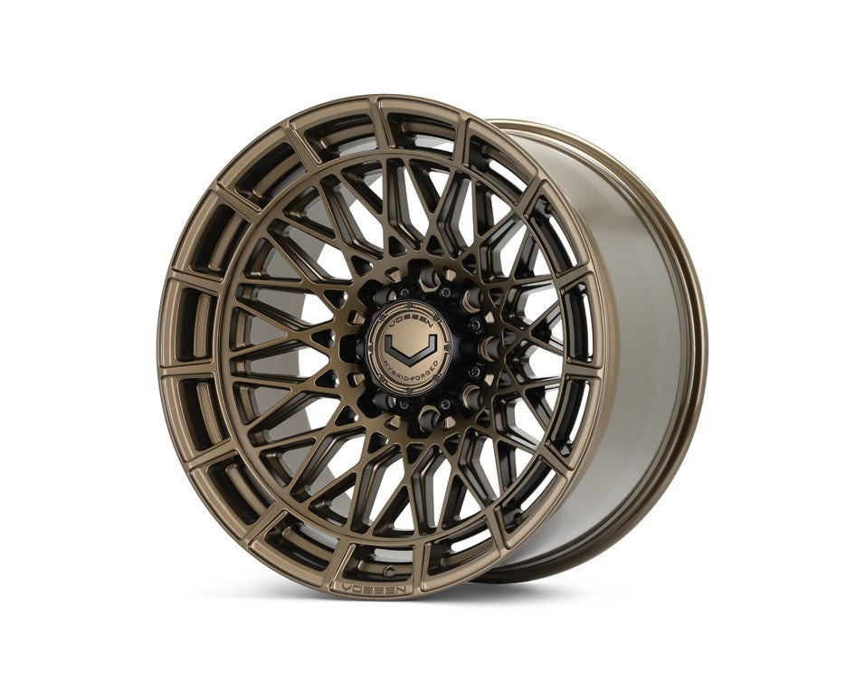 20" Vossen HFX3 Terra Bronze 20x10 Wheels Fits Chevy Silverado HD 2001-2010