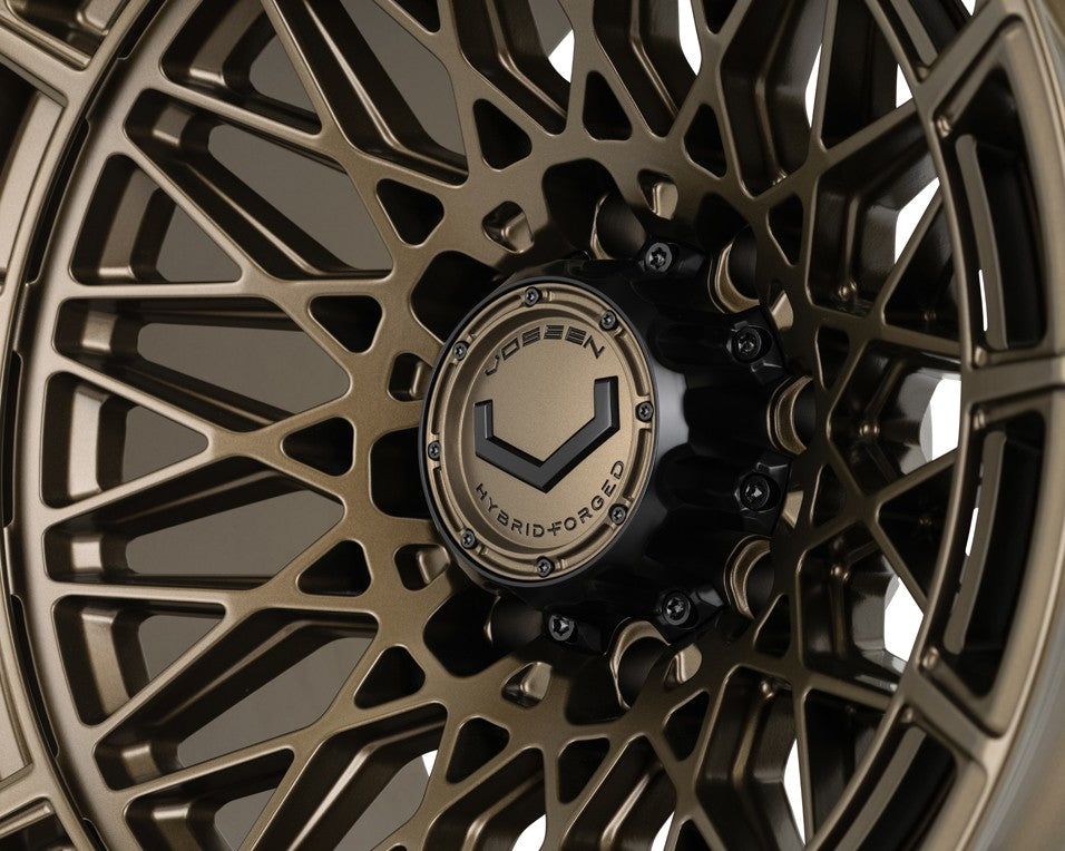 22" Vossen HFX3 Terra Bronze 22x12 Wheels Fits Chevy Silverado HD 2001-2010