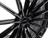 20" Vossen HFX4 Gloss Black 20x9 20x10.5 Concave Wheels Rims Fits Lexus GS F