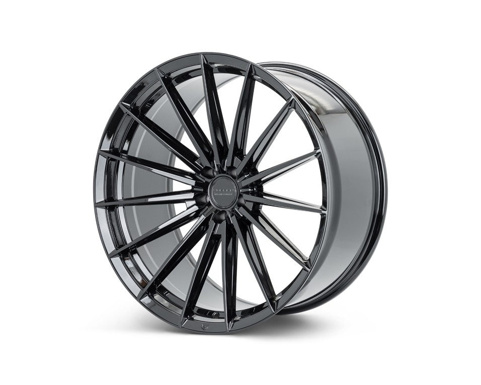 19" Vossen HFX4 Gloss Black 19x8.5 Concave Wheels Rims Fits Audi S4