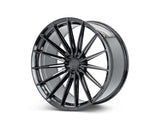 19" Vossen HFX4 Gloss Black 19x9.5 Concave Wheels Rims Fits Audi Allroad