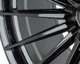 19" Vossen HFX4 Gloss Black 19x8.5 19x9.5 Concave Wheels Rims Fits Honda Accord