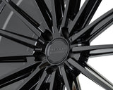 19" Vossen HFX4 Gloss Black 19x8.5 Concave Wheels Rims Fits Honda Accord